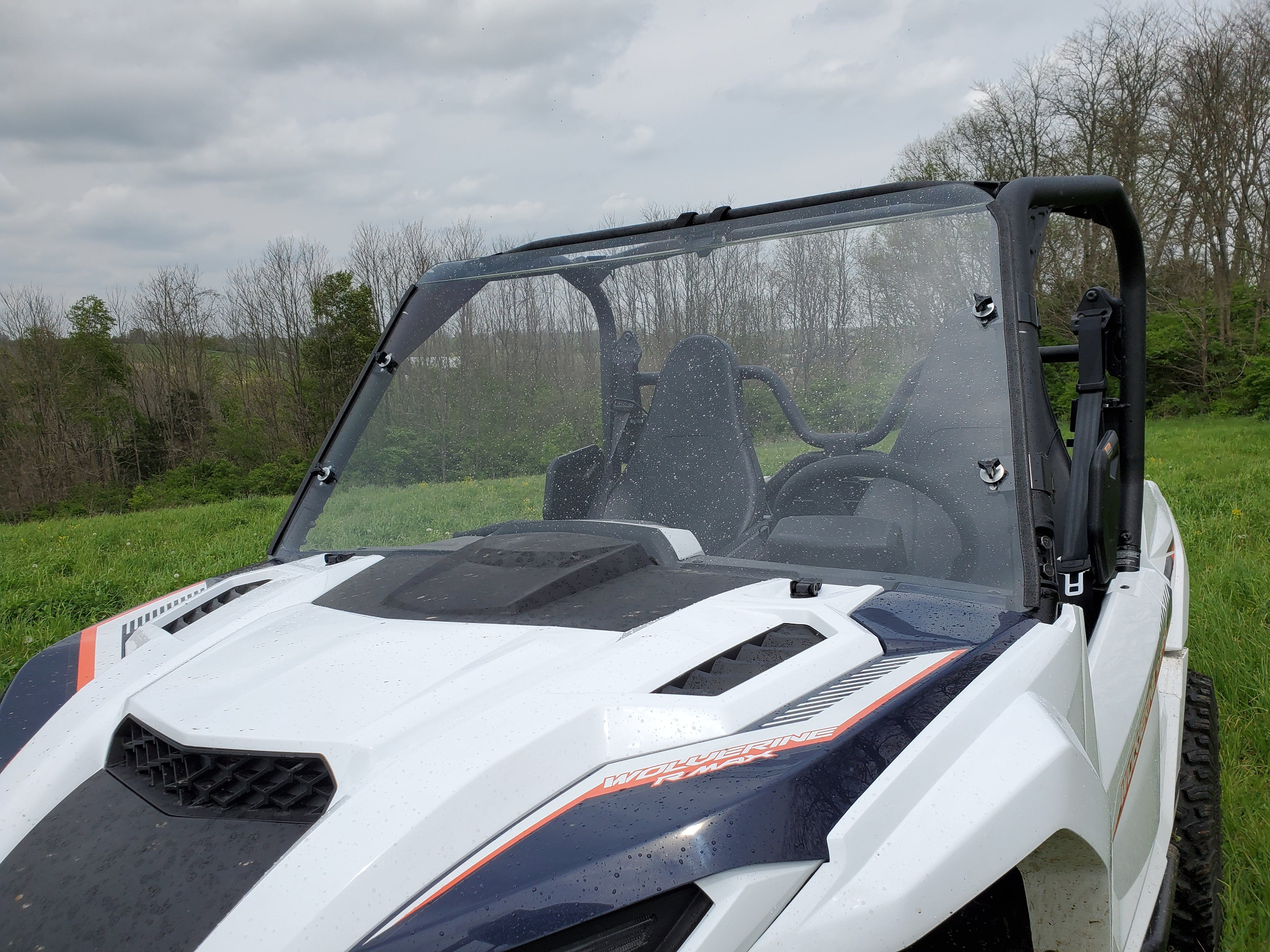 Yamaha Wolverine RMAX 1000 - 1 pc Windshield w/Hard Coat, Clamp and Vent Options