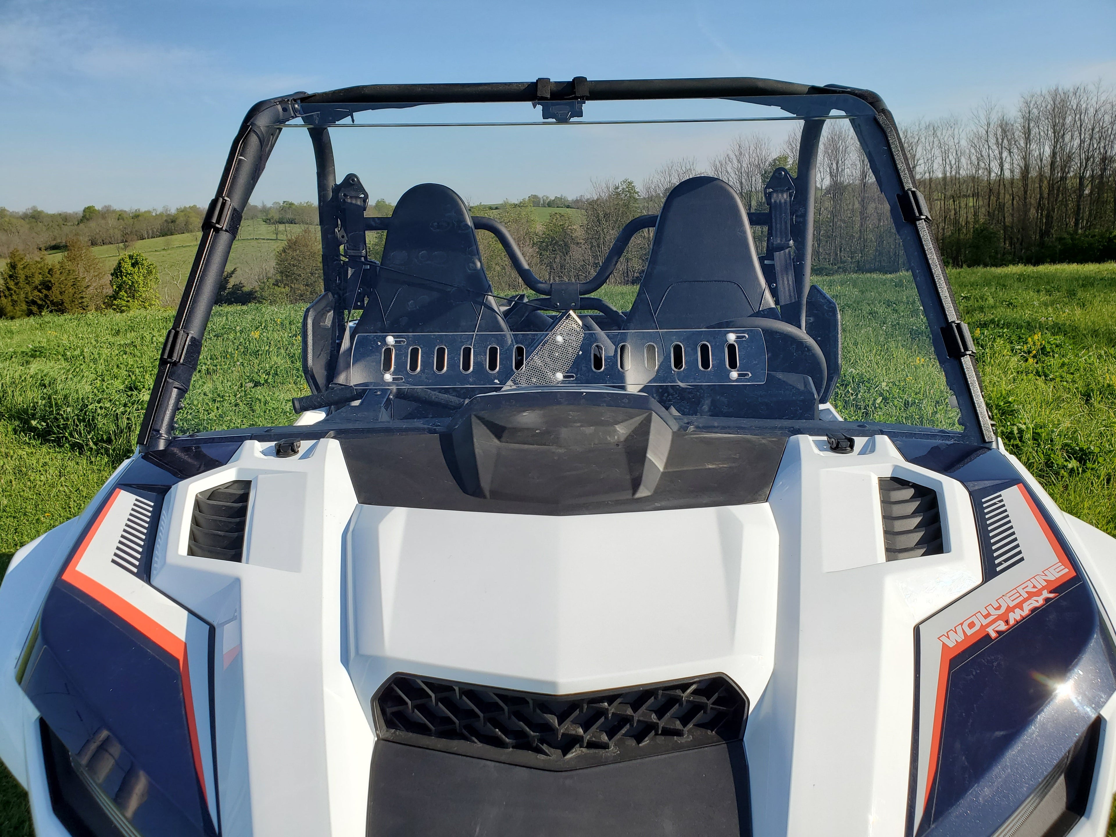 Yamaha Wolverine RMAX 1000 - 1 pc Windshield w/Hard Coat, Clamp and Vent Options