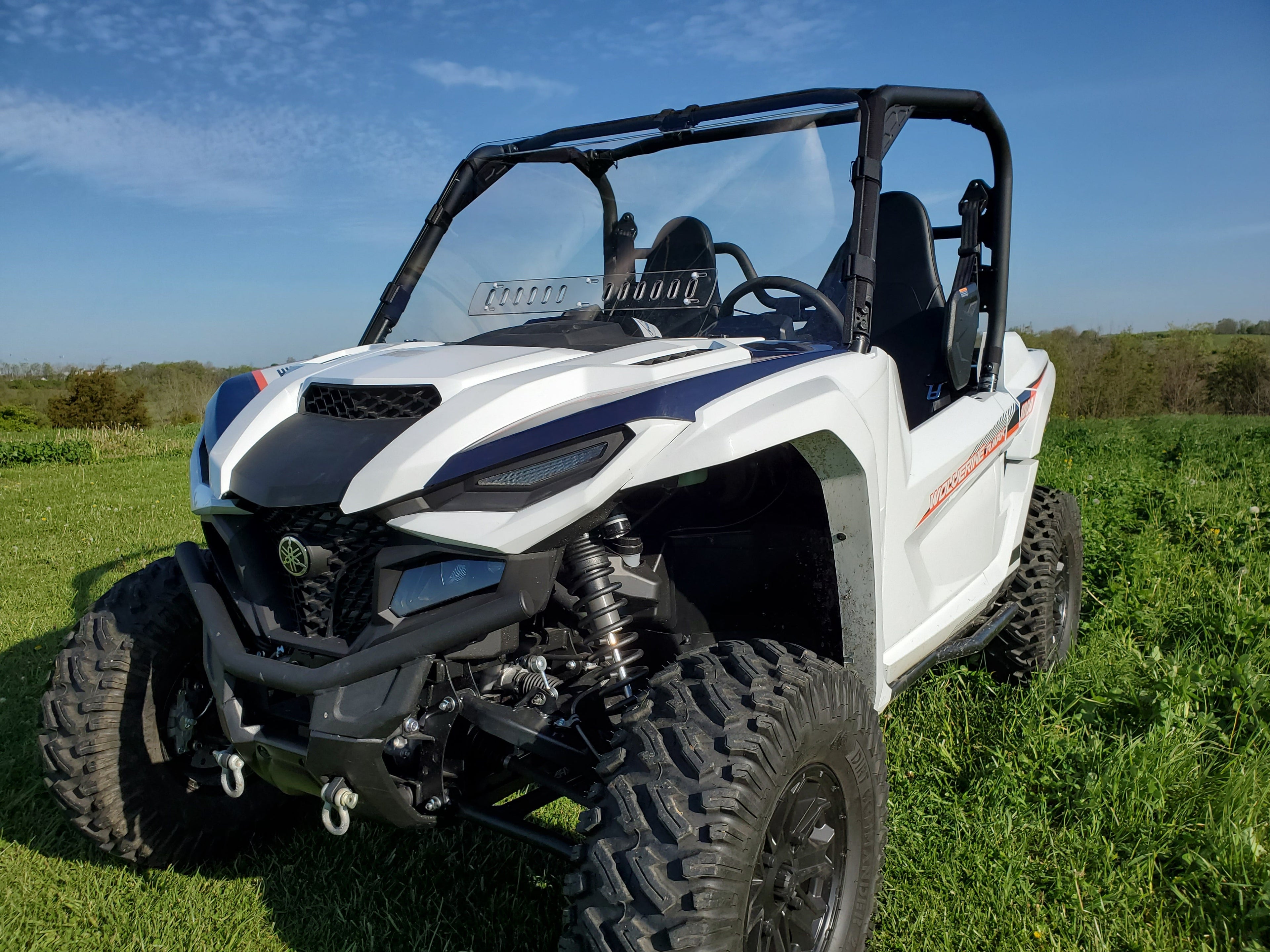 Yamaha Wolverine RMAX 1000 - 1 pc Windshield w/Hard Coat, Clamp and Vent Options